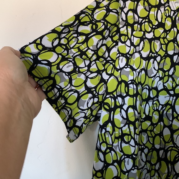 Kim Rogers Green Short Sleeve Top * 1X - Picture 6 of 10